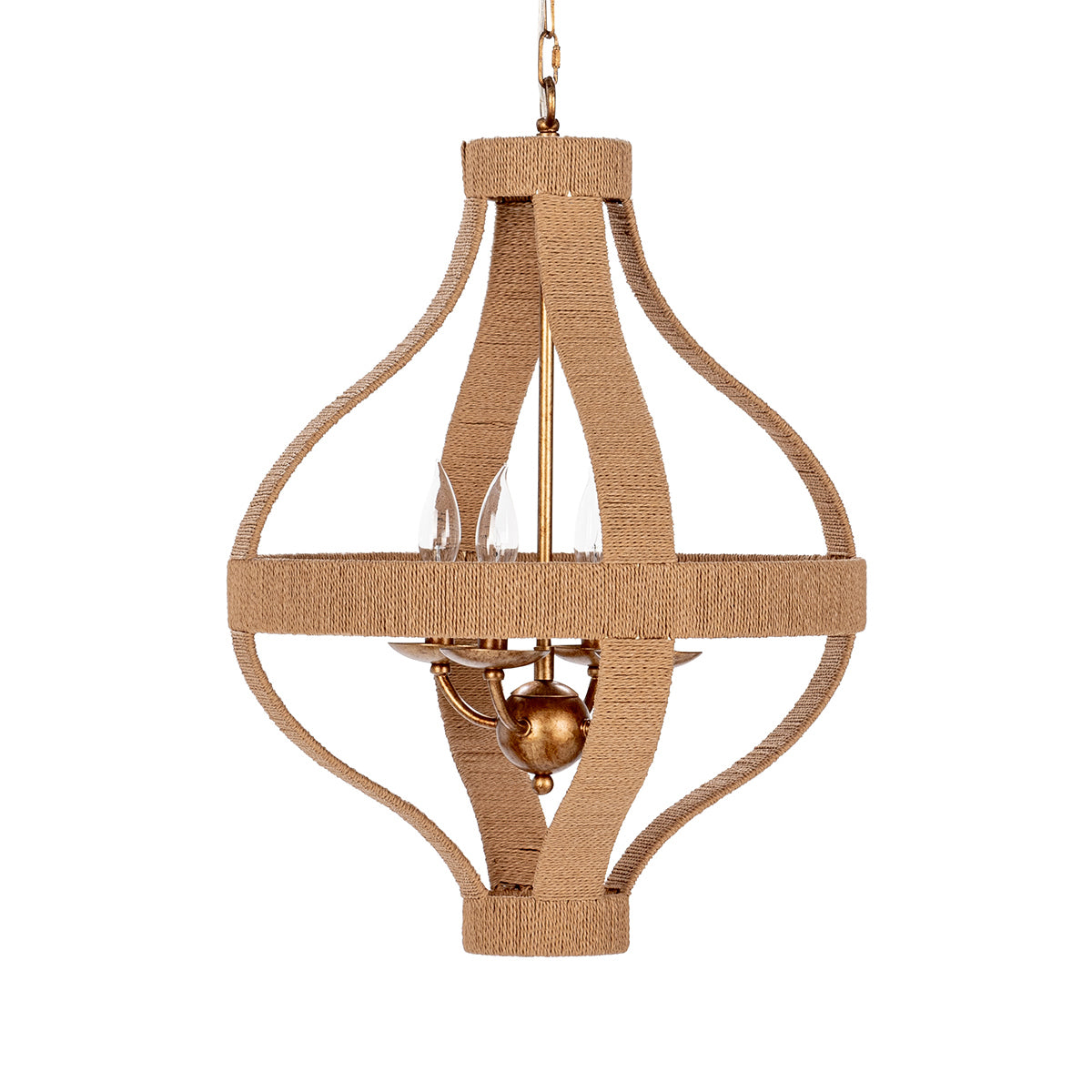 Sarmiento Pendant - Natural/Gold - Large