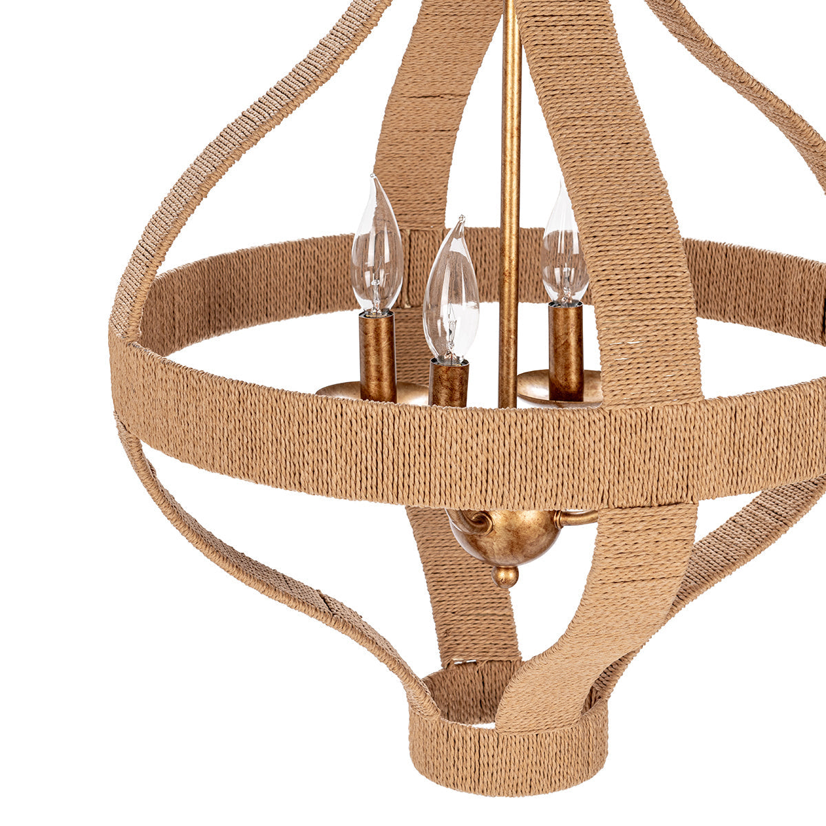 Sarmiento Pendant - Natural/Gold - Large