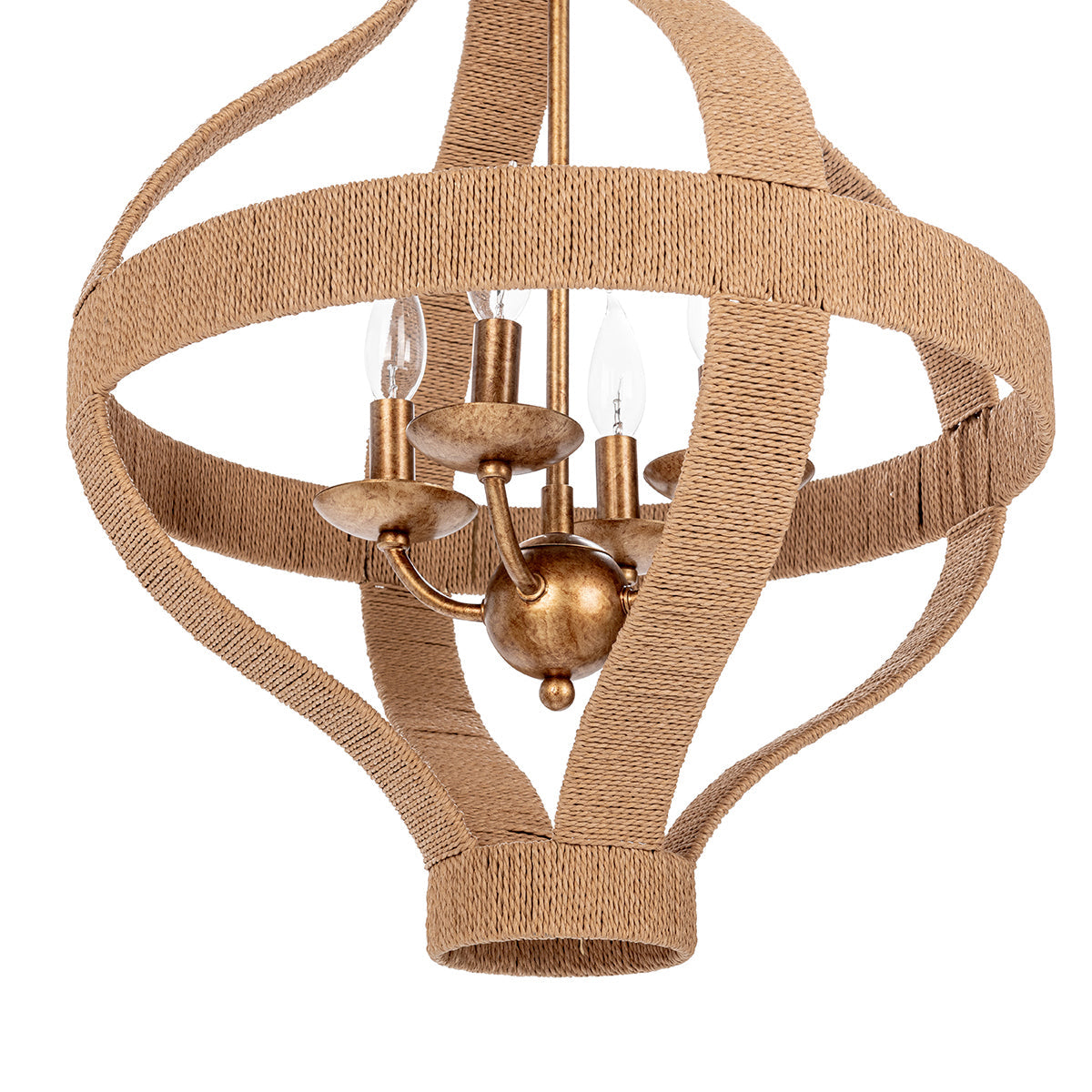 Sarmiento Pendant - Natural/Gold - Large