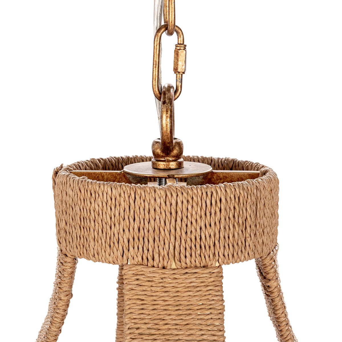 Sarmiento Pendant - Natural/Gold - Large