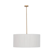 Allyn Rattan Round Pendant