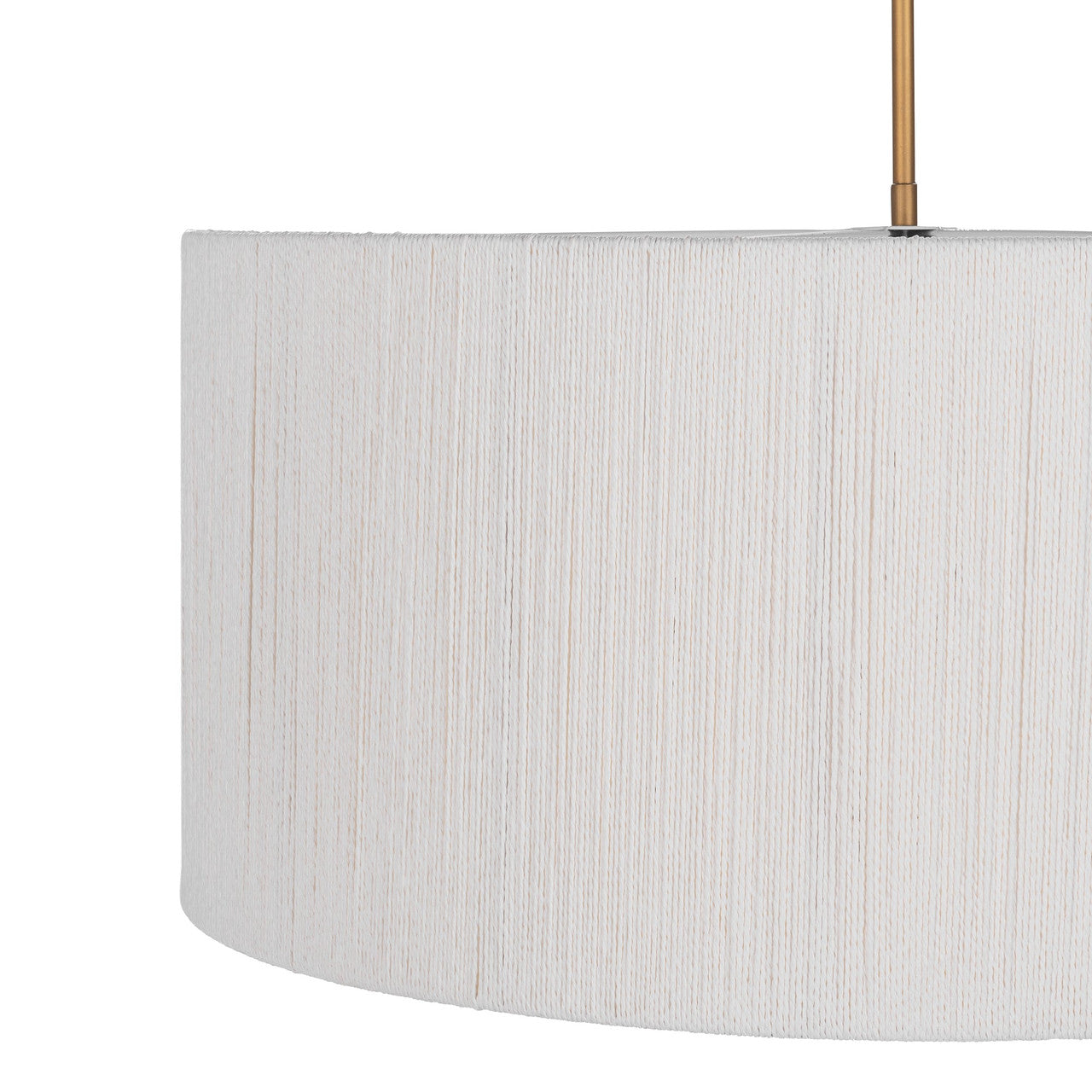 Allyn Rattan Round Pendant