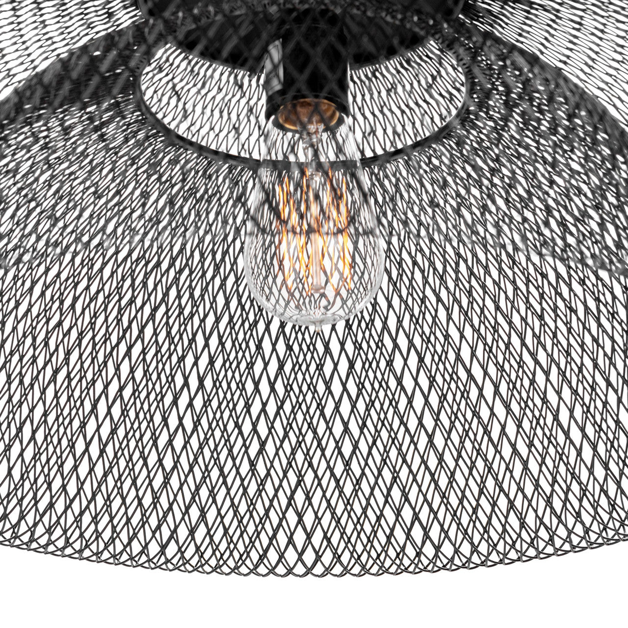 Nova Iron Round Pendant