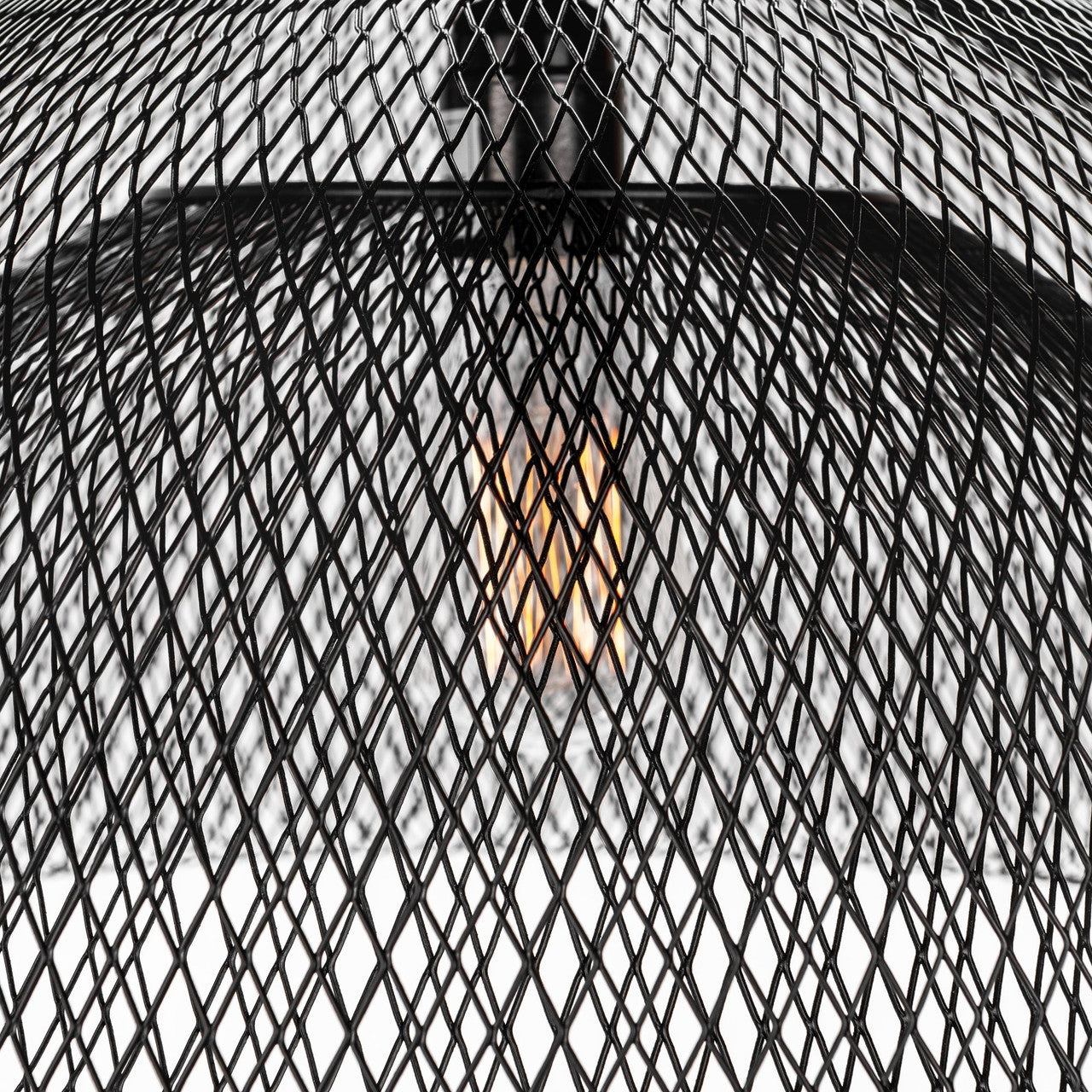 Nova Iron Round Pendant