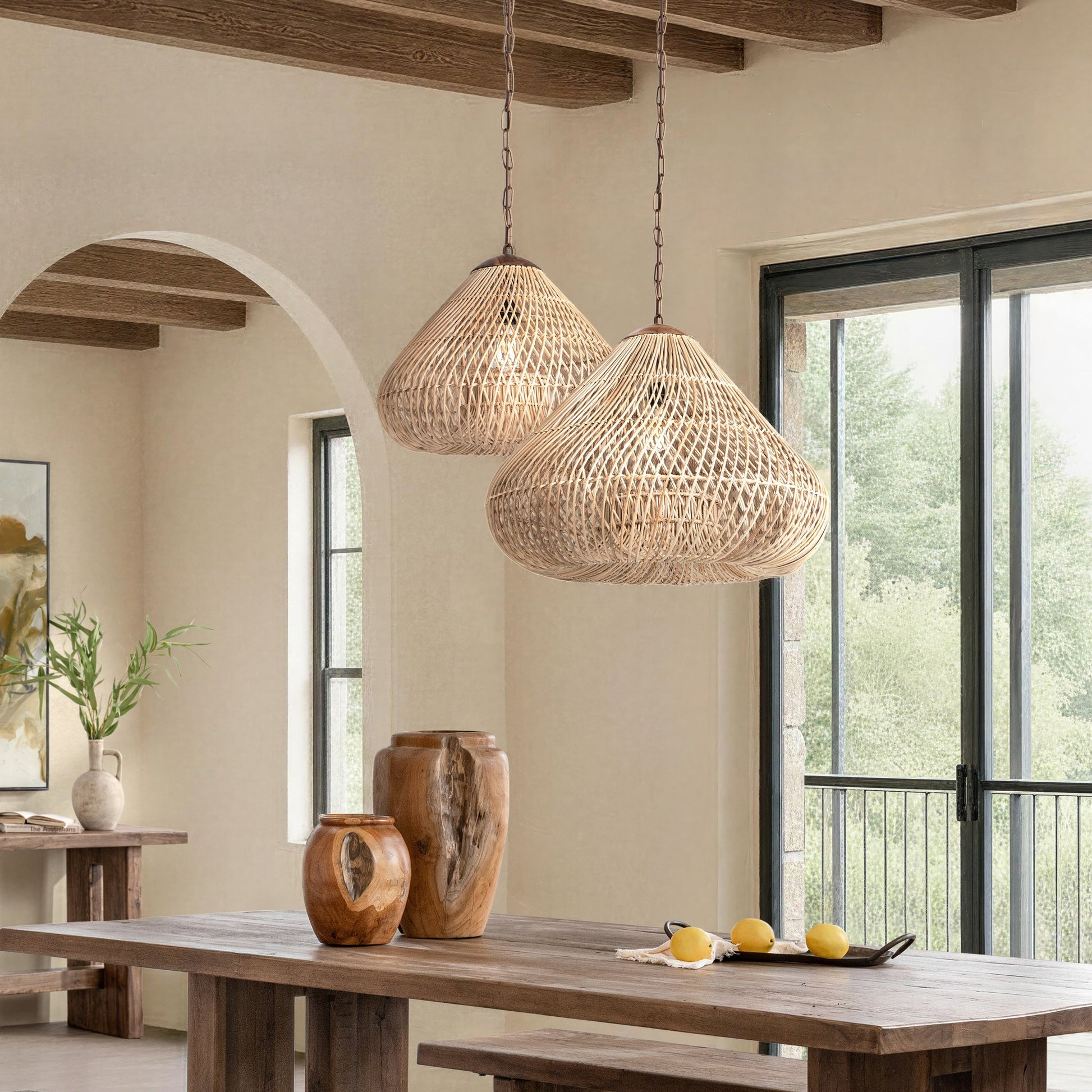Lili Hanging Lamp Natural Large