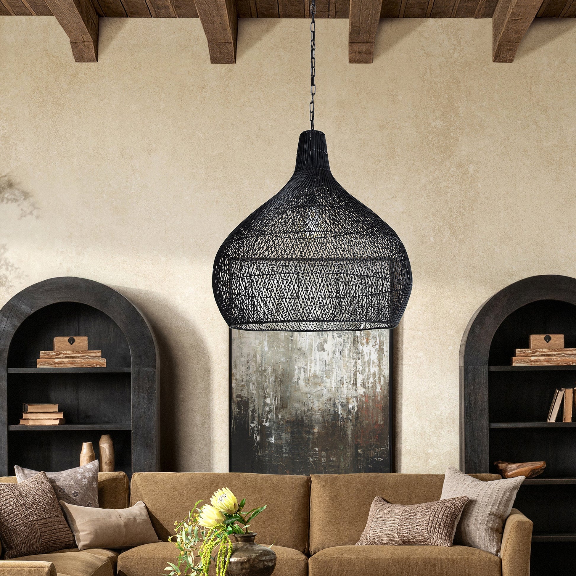 Dome Pendant Large - Black
