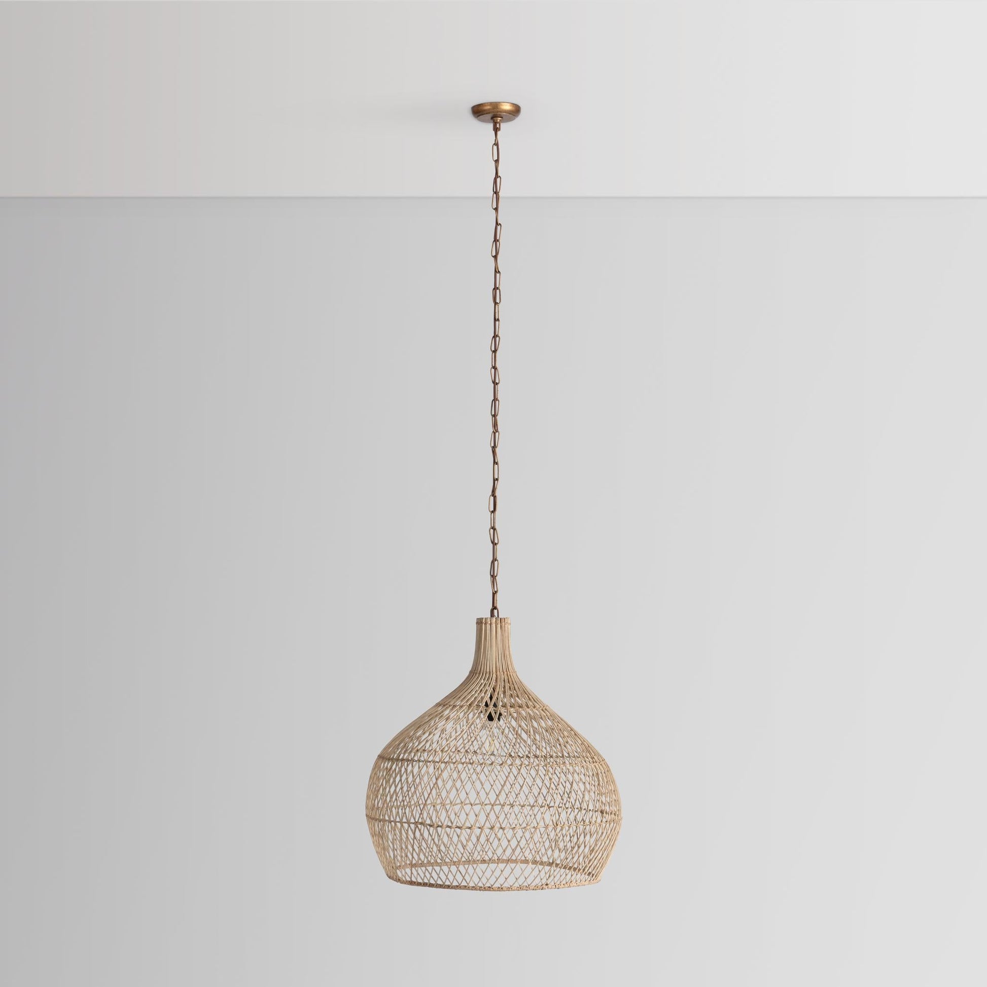 Dome Pendant Medium - Natural