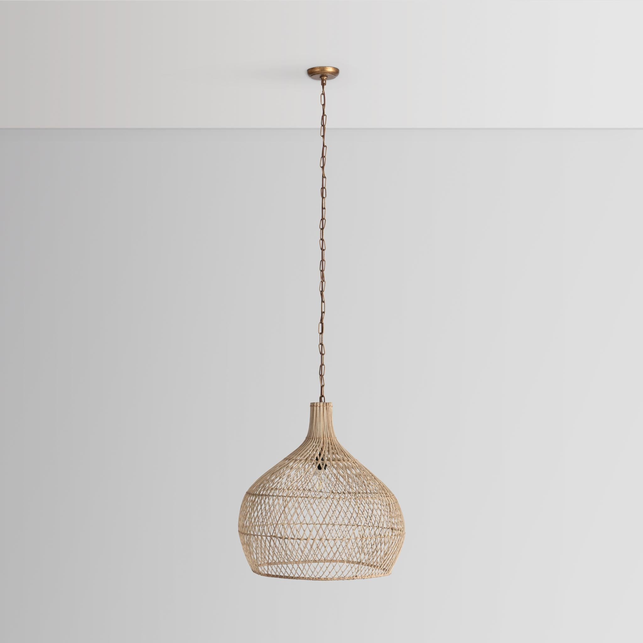 Dome Pendant Medium - Natural