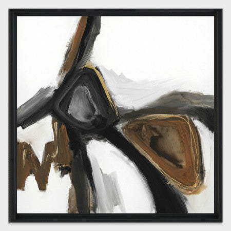 Black Smoke II Painting Art 48x48 by Buddy Whitlock