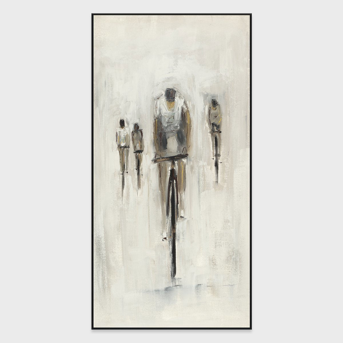 Cyclist Painting by Buddy Whitlock