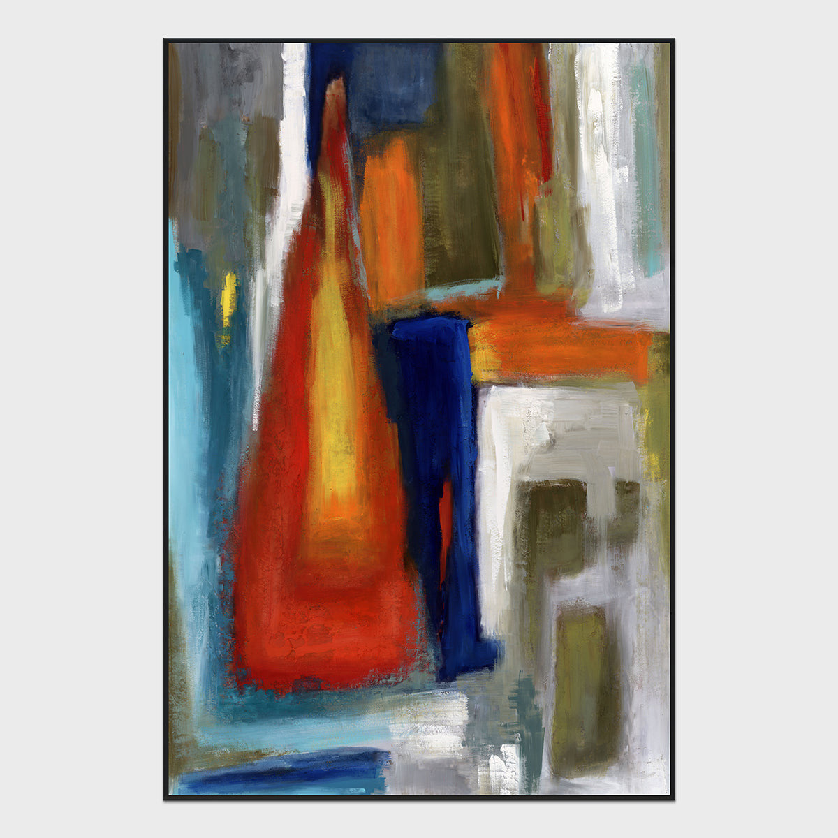 Tetris Painting Art 40x60 by Buddy Whitlock