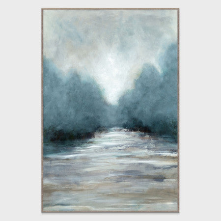 Creek Painting Art 60x40 by Buddy Whitlock