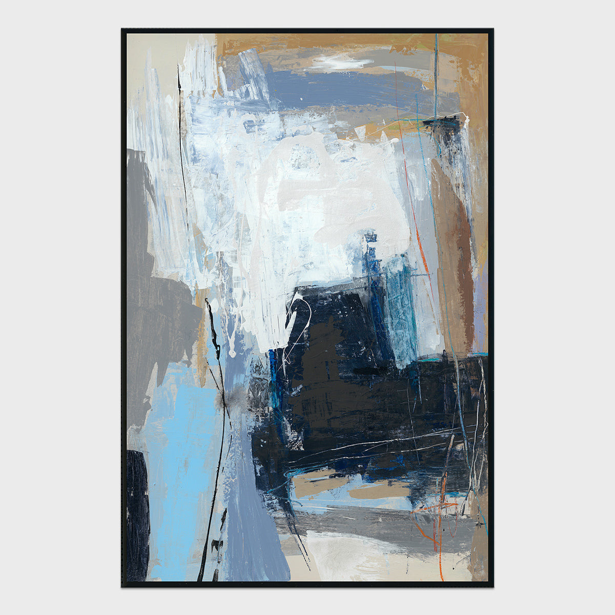 Construct Painting Art 48x72 by Buddy Whitlock