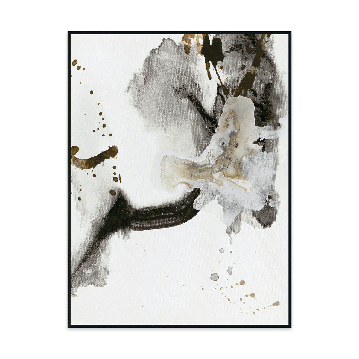 Cream Painting Art 36x48 by Buddy Whitlock