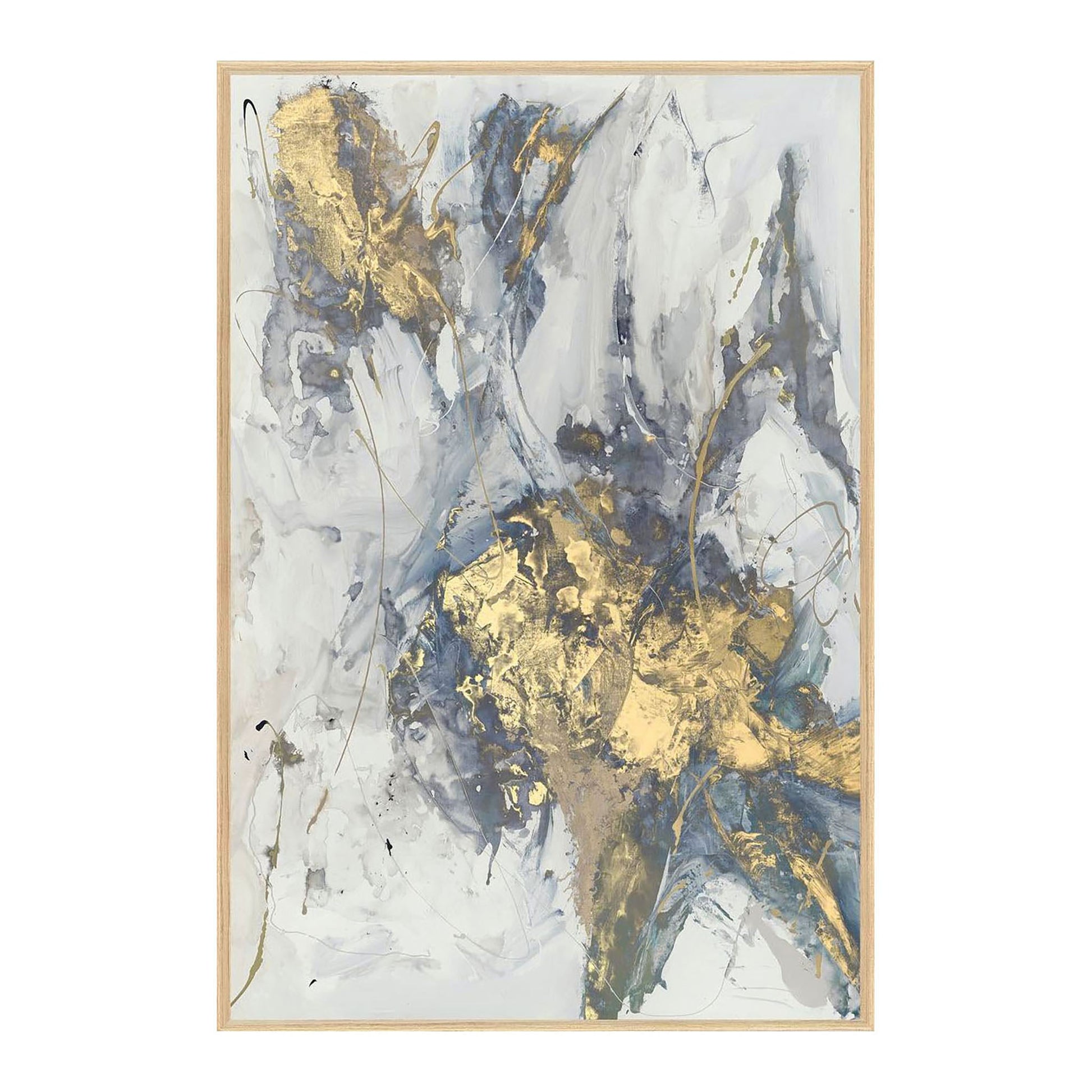 Aqua Gold Painting by Buddy Whitlock - 30x40