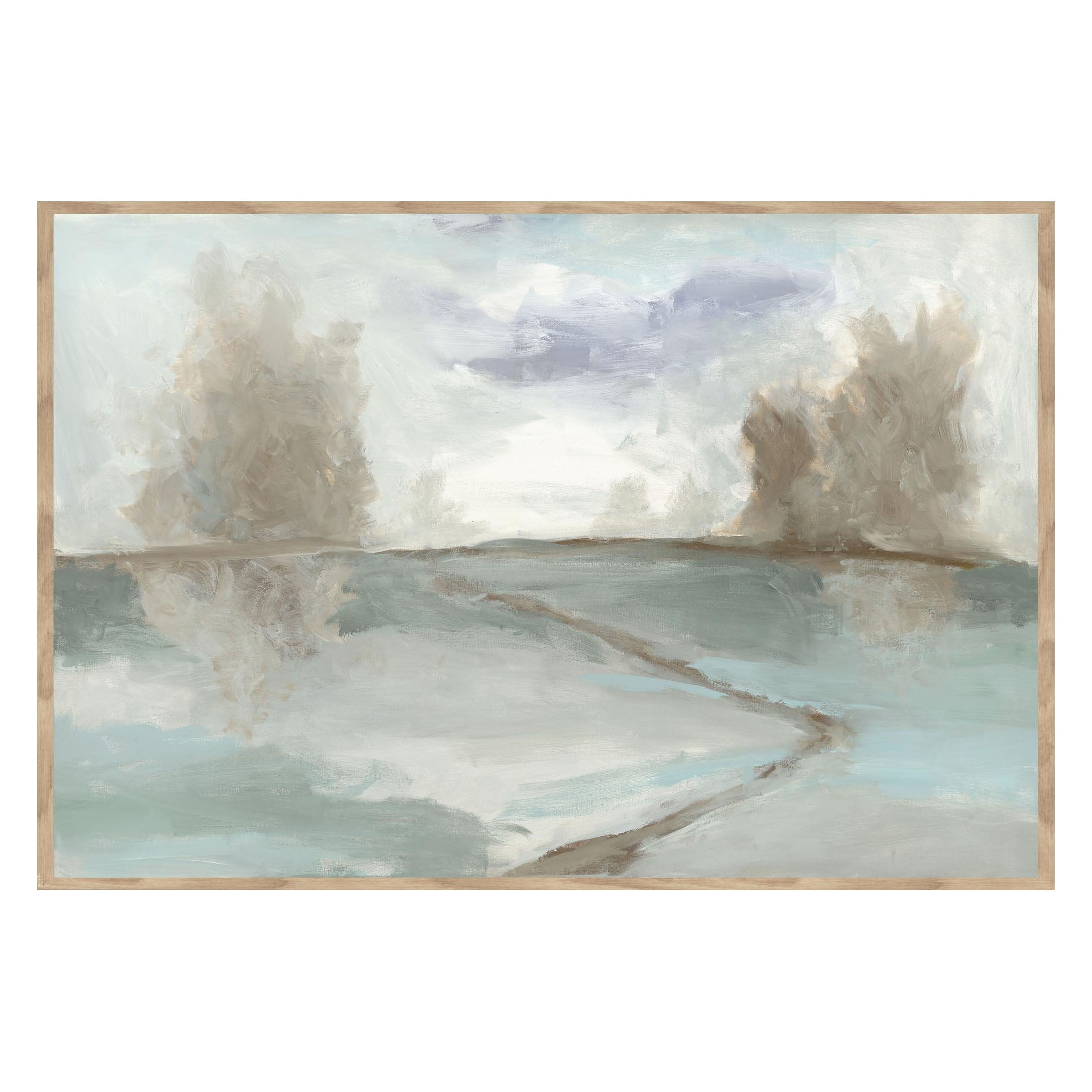 Blue Forest Painting 48x72 by Buddy