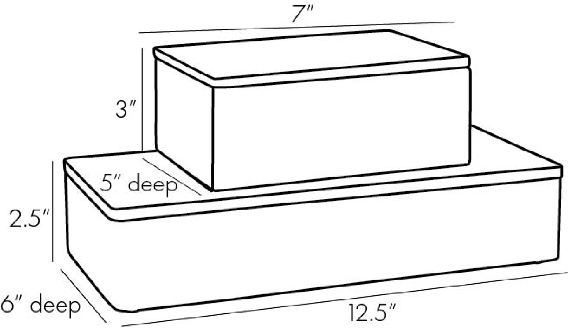 Hollie Boxes, Set of 2
