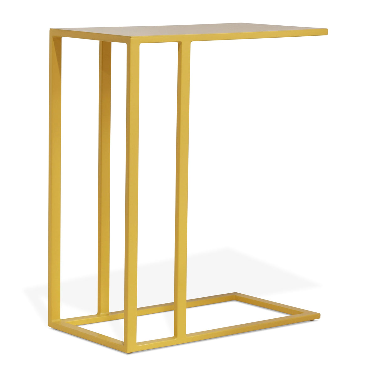Tanu C-Table Enamel End Table Yellow Ochre by Urbia - detail 2
