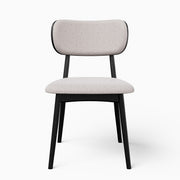 Modern Brazilian Claudia Side Chair Harvest Jute Upholstery - Ebano Frame by Urbia - product view