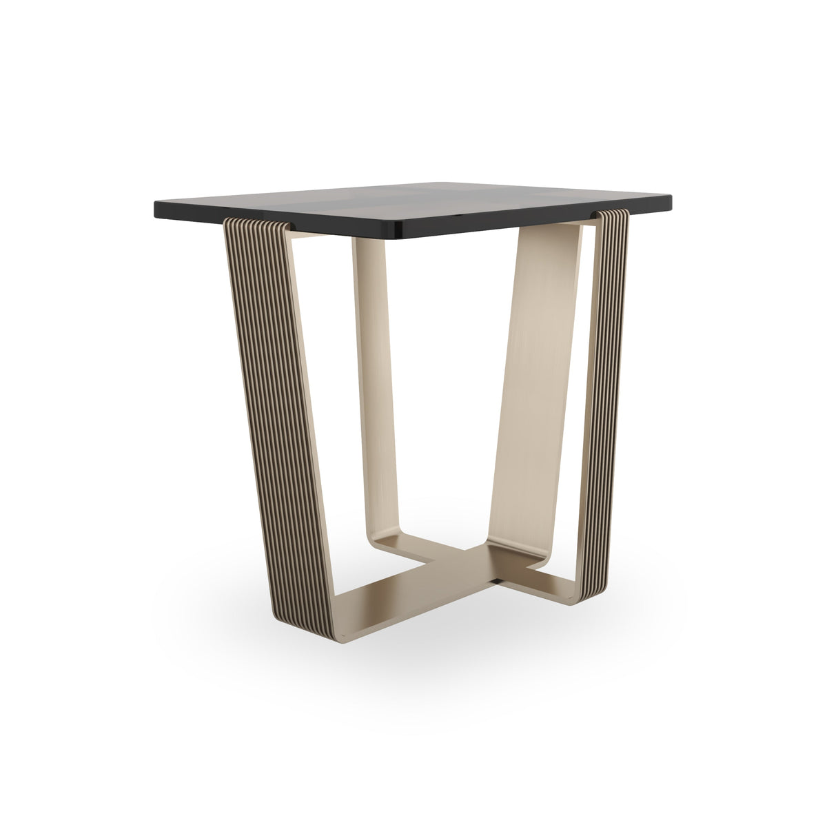 Counter Balance Side Table Brushed Gold 27" by Caracole - view 4