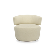 Olympia Chair-Oatmeal Sparkling Argent 34" by Caracole