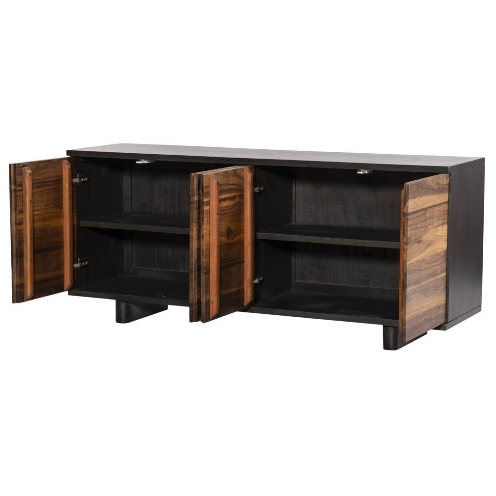 Santa Fe Solid Wood 4-Door Sideboard 65"