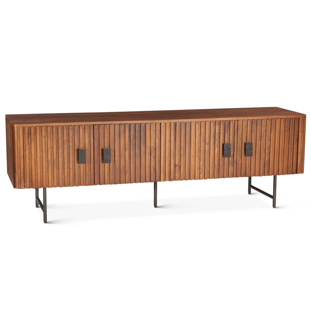 Valor 67" Plasma Cabinet  Pecan Brown