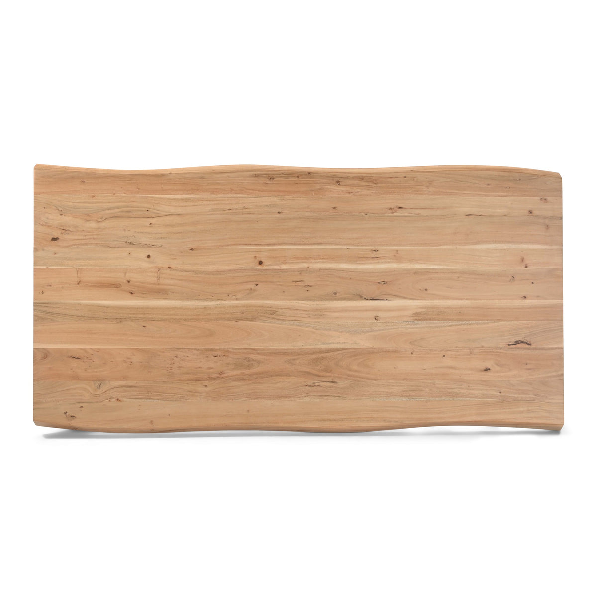 Brooks Dining Table U Base 40" x 79" Teak Top - Pewter Base by Urbia - detail 4