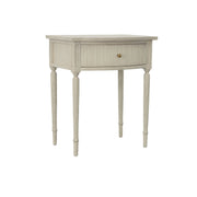 Cream Magdalin Side Table - 24'