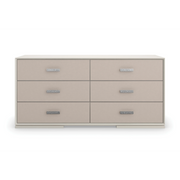 Silver Lining Dresser Almond Milk 68" by Caracole