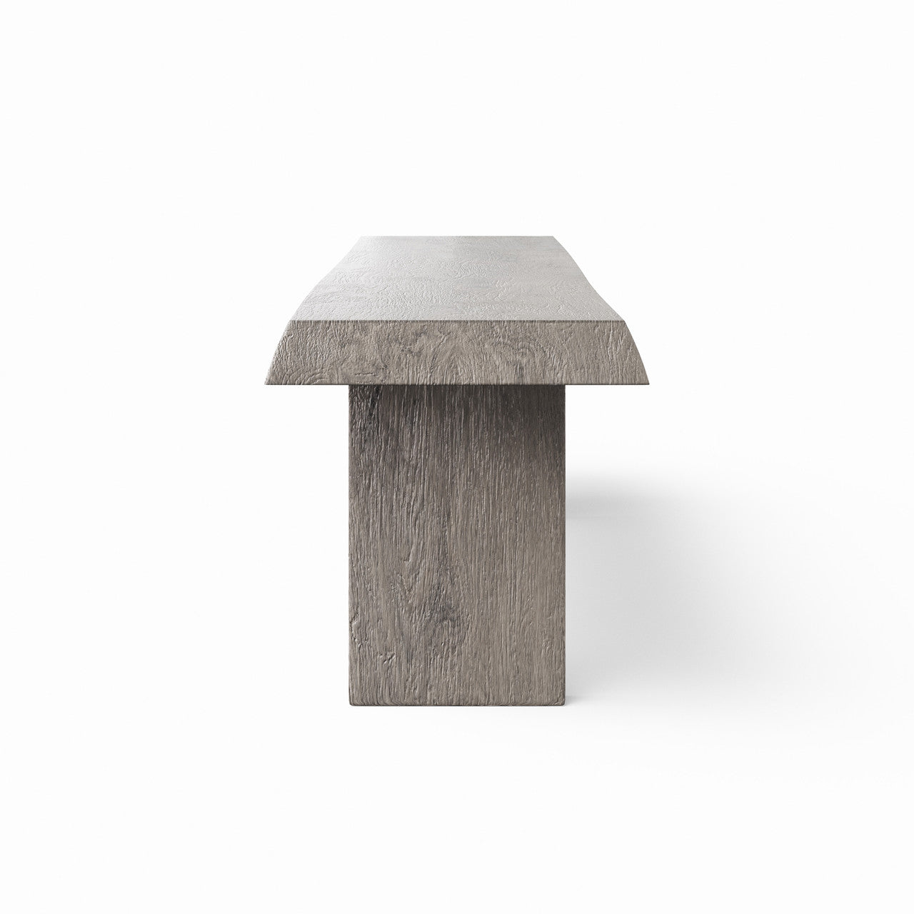 Brooks - Bench - 102" - Sandblasted Grey Frame