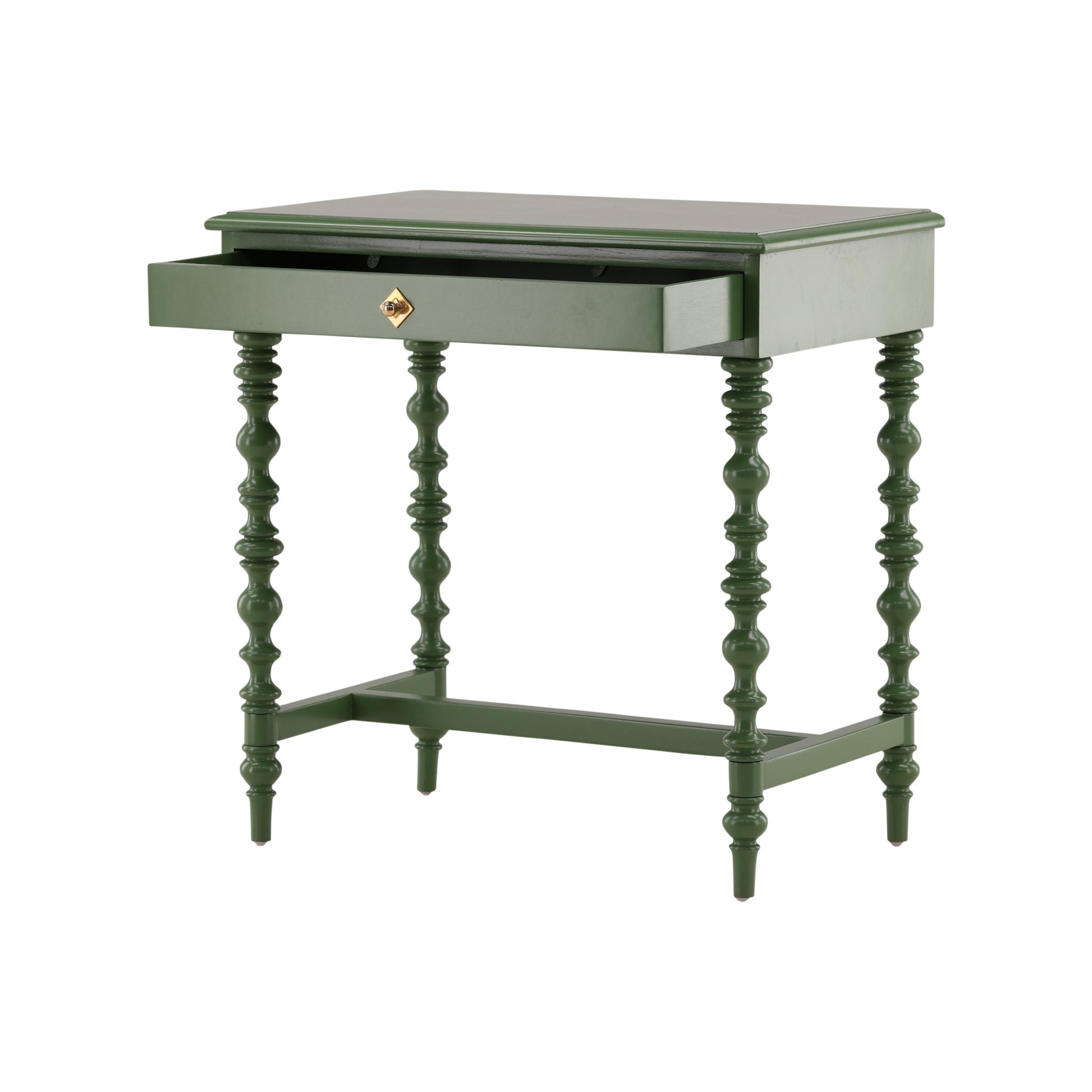 Green Zepatta Side Table detail view by Furniture Classics at ZIN Home
