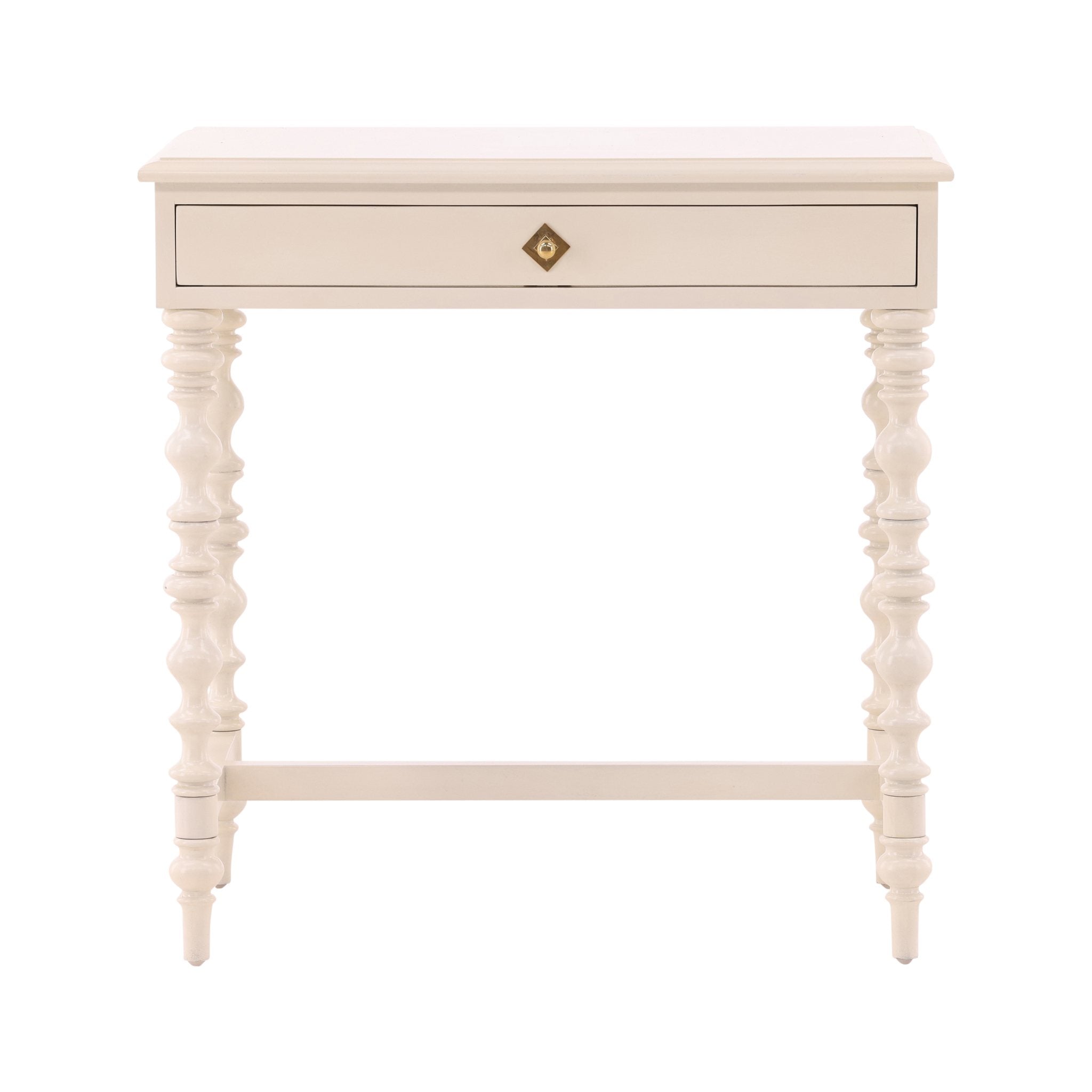 Cream Zepatta Side Table detail view by Furniture Classics at ZIN Home