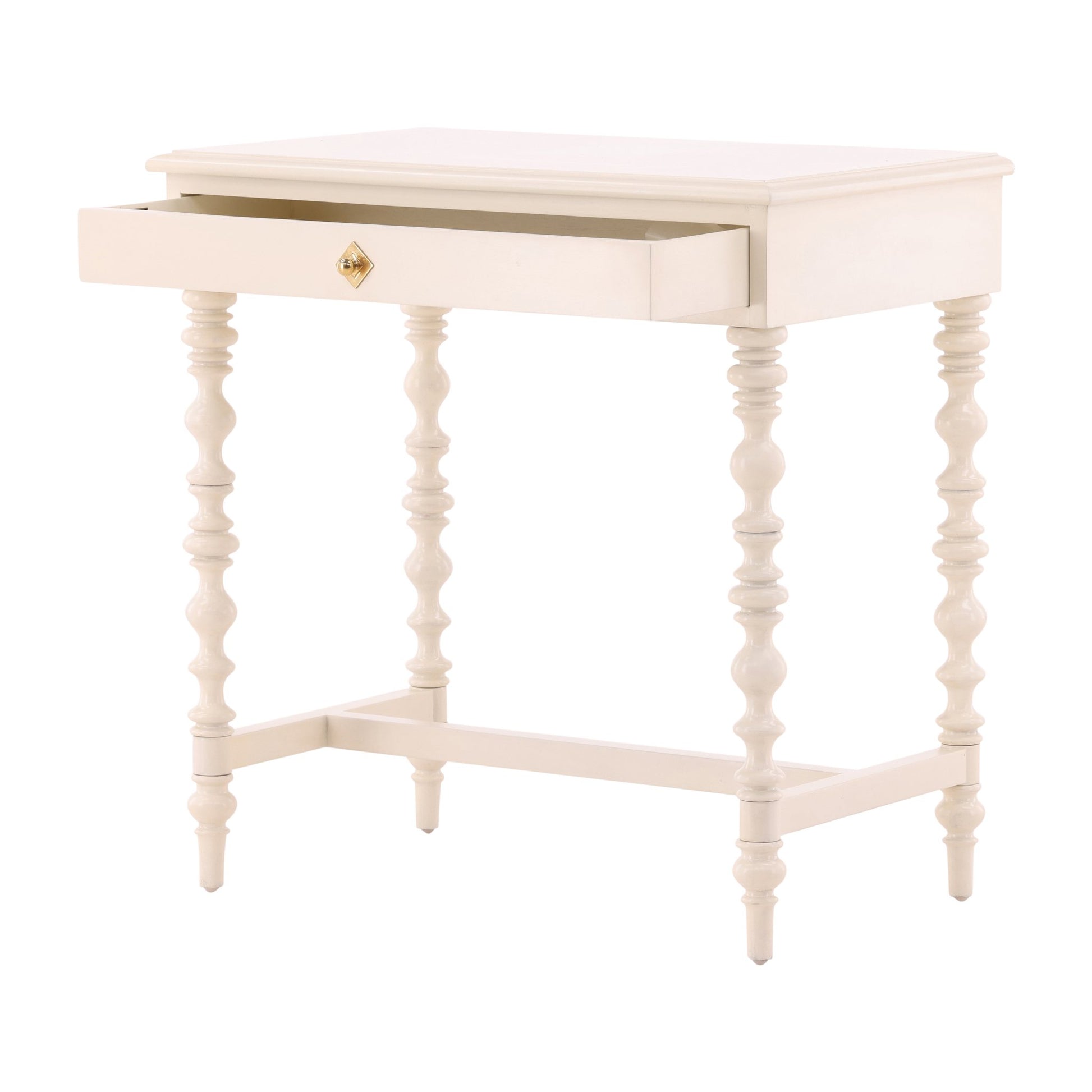 Cream Zepatta Side Table detail view by Furniture Classics at ZIN Home