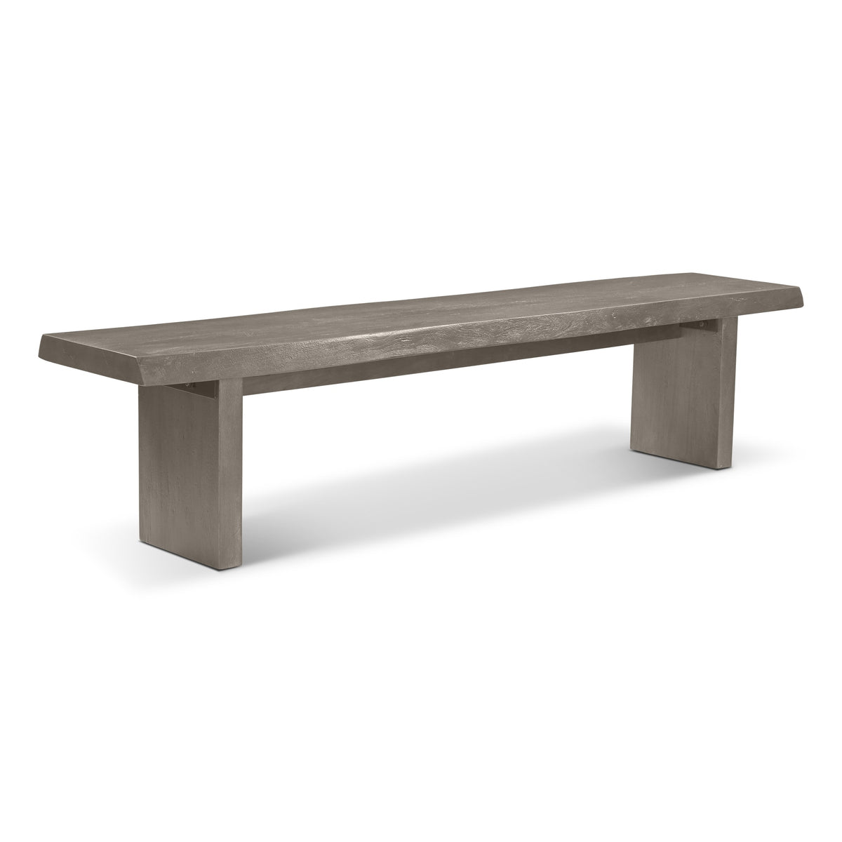 Brooks Bench 78" - Sandblasted Grey Frame by Urbia - detail 2