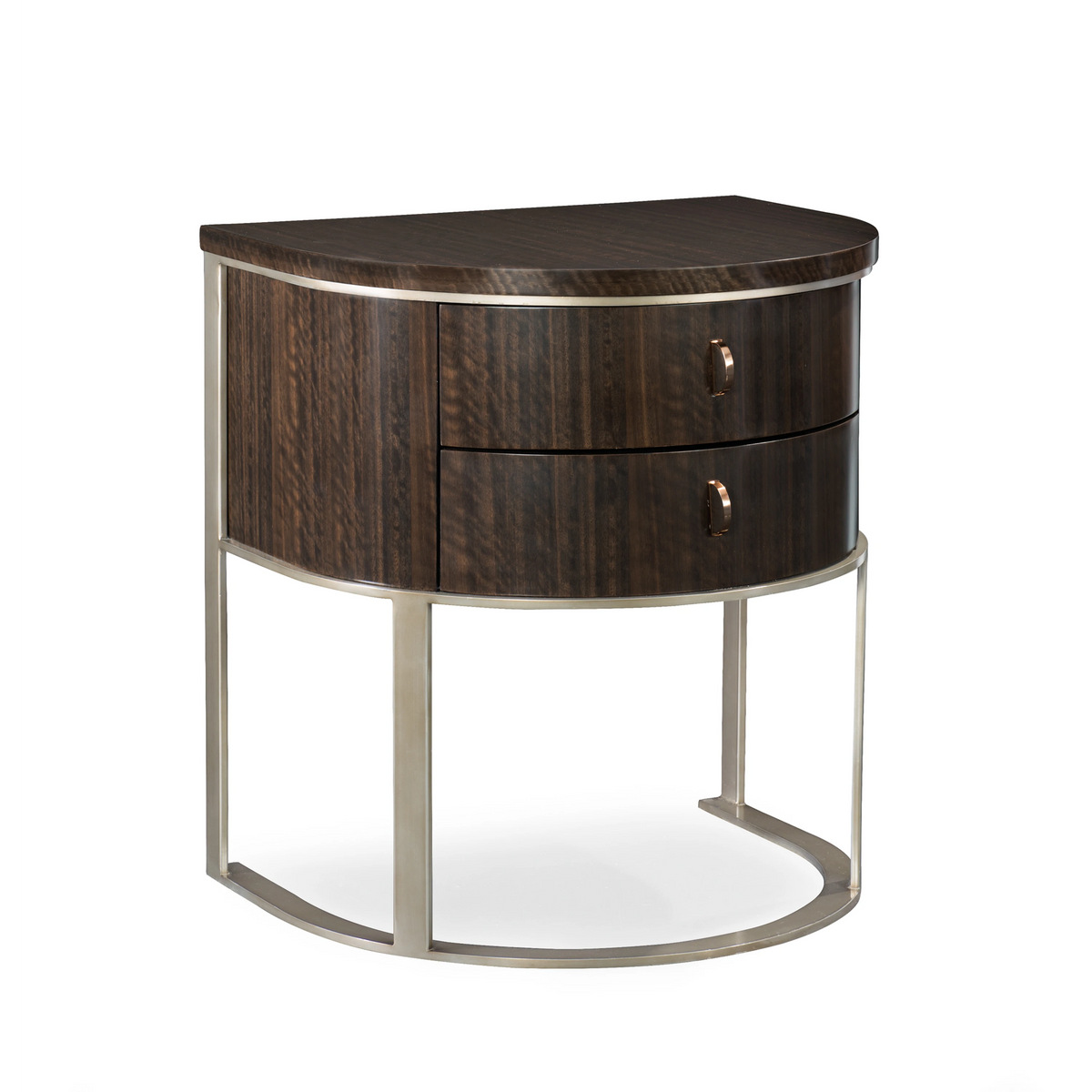Moderne Nightstand Smoked Bronze 25.50" by Caracole - view 3