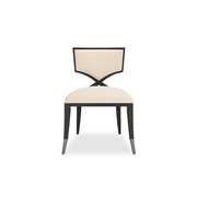 First Chair-Ivory Dark Chocolate 19" by Caracole