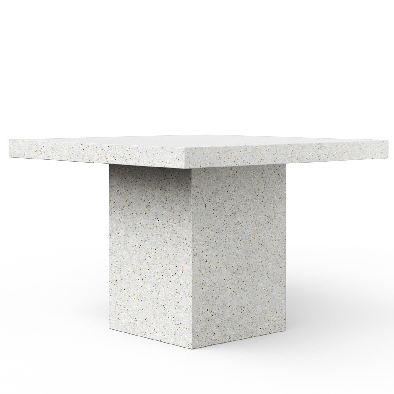 Mixx - Una - 59" Square Bar Height Dining Table - Ivory Terrazzo