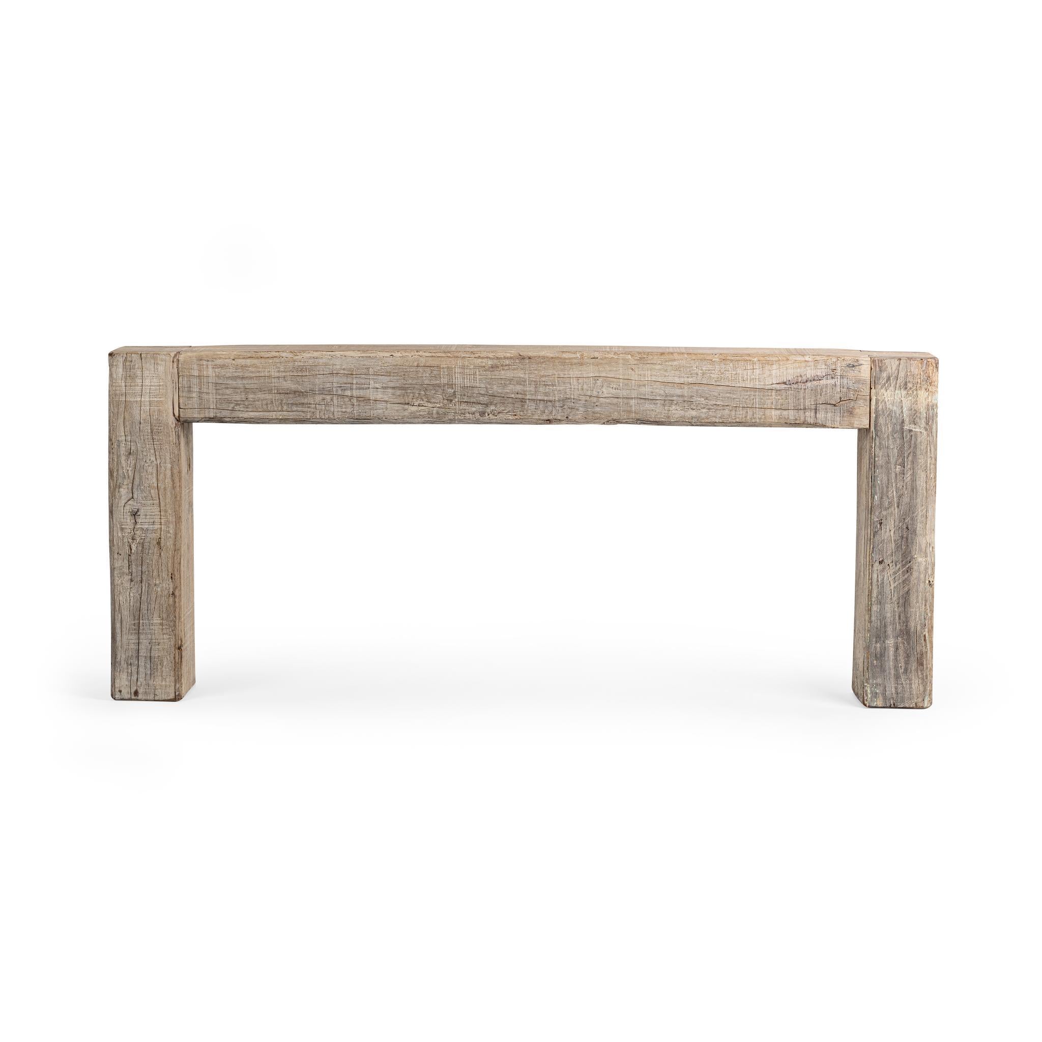 Giza Console Table - Butterwood Blend - Antique White