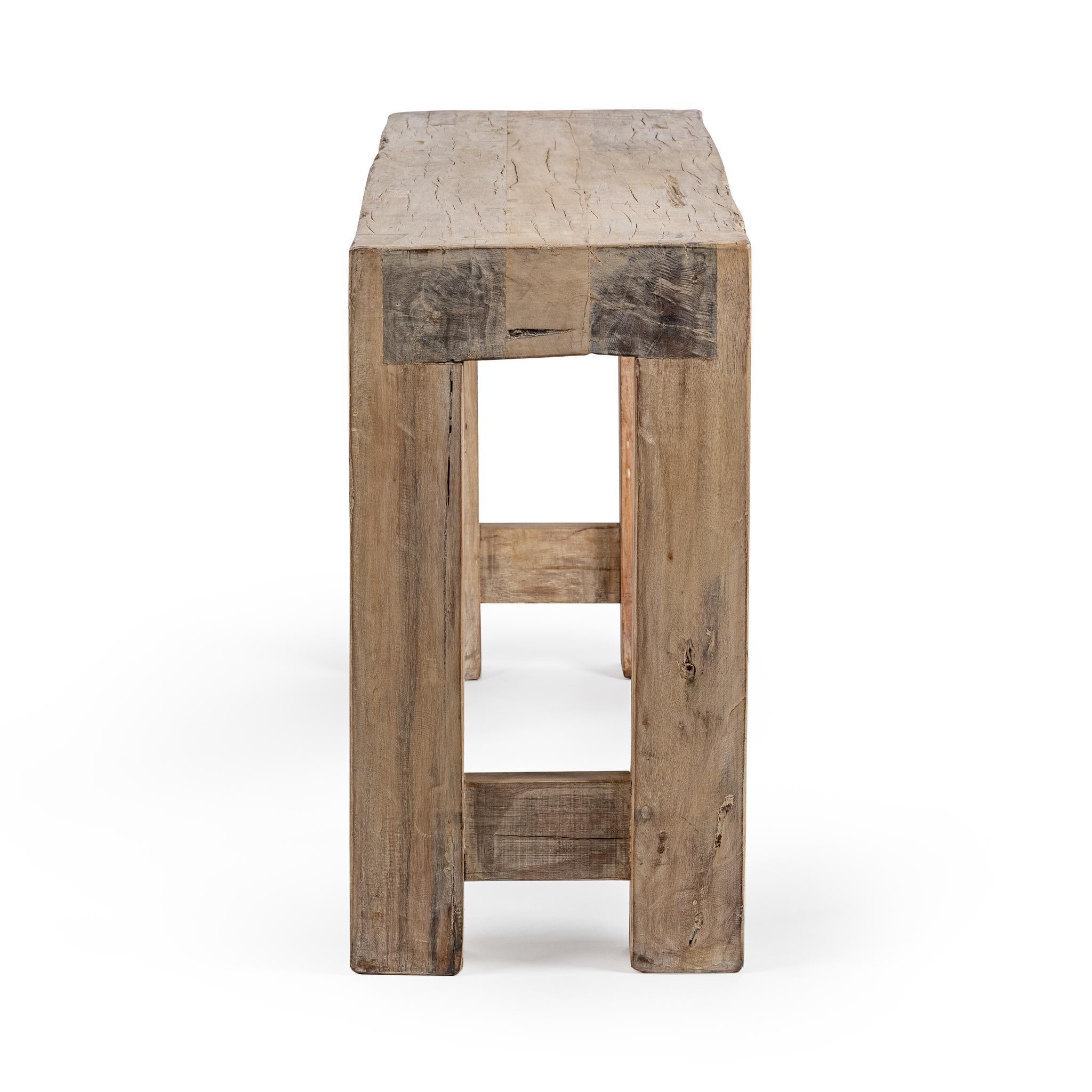 Giza Console Table - Butterwood Blend - Antique White