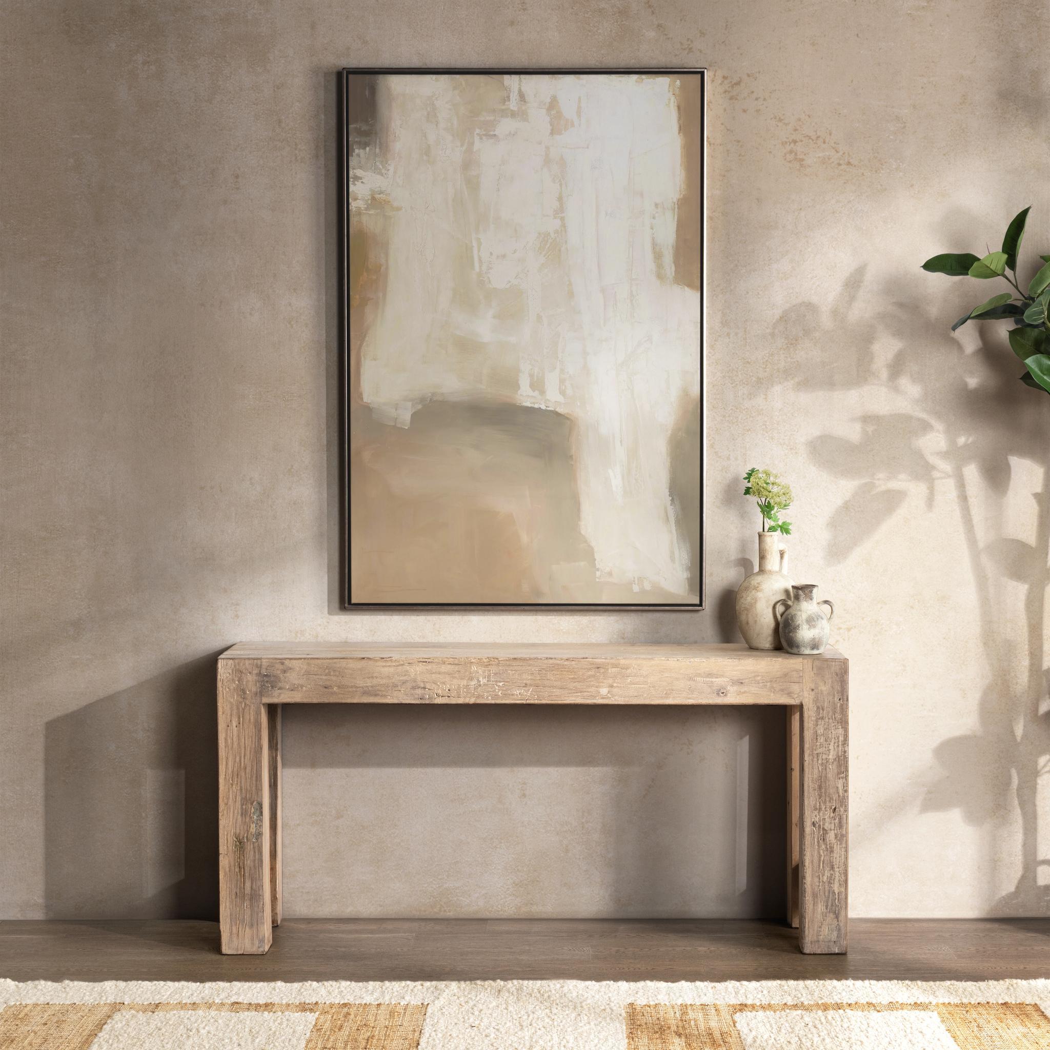 Giza Console Table - Butterwood Blend - Antique White
