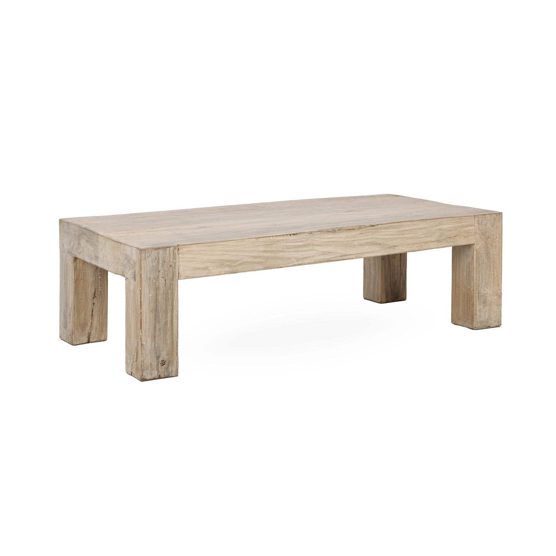 Giza Coffee Table - Butterwood Blend - Antique White