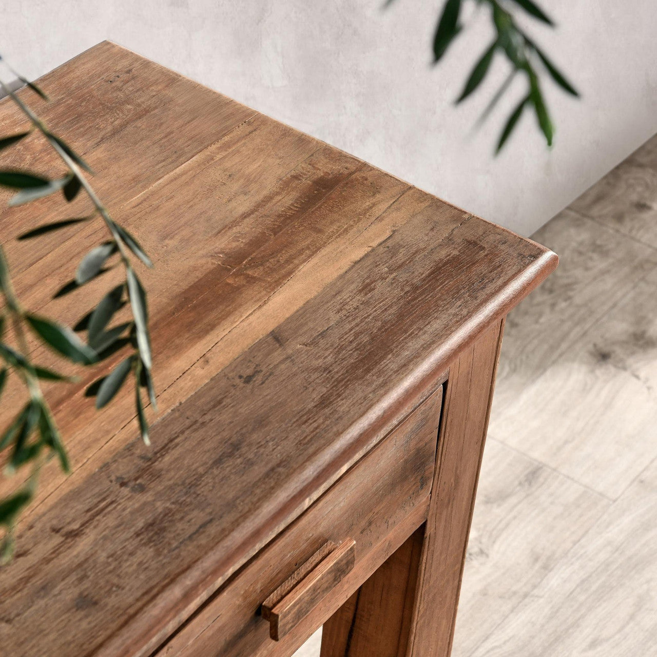 Ezra Reclaimed Wood 6Dwr Console Table
