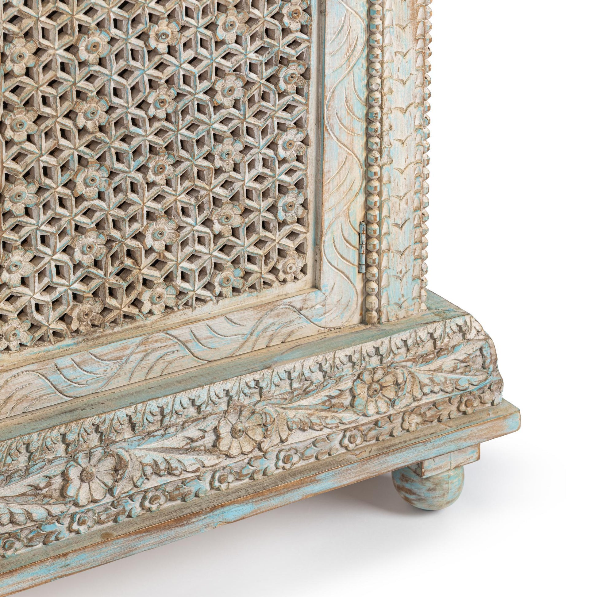 Beth 2 Door Cabinet - Seaside Blue