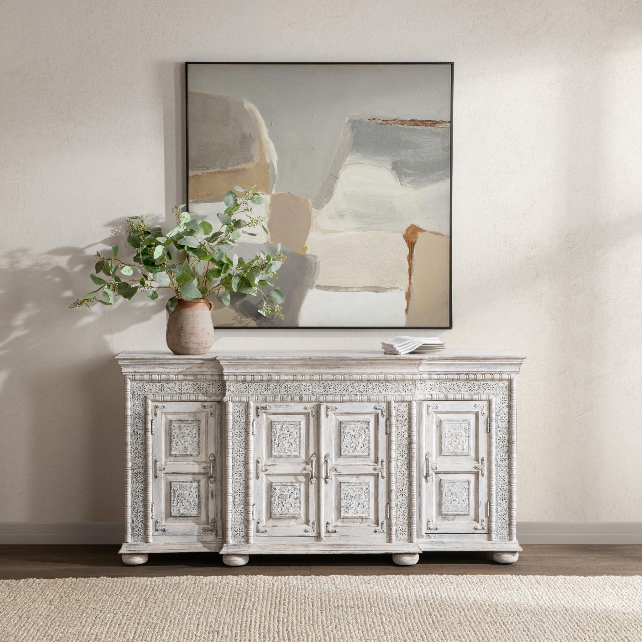 Arish 4 Door Cabinet - Heritage Cream