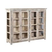 Alta 4Dr Glass Panel Storage Cabinet