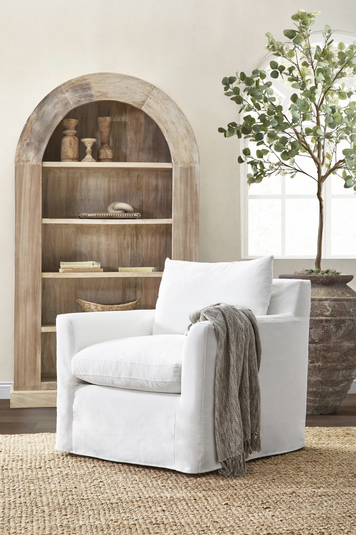 Alta Arch Bookcase - Butterwood Blend