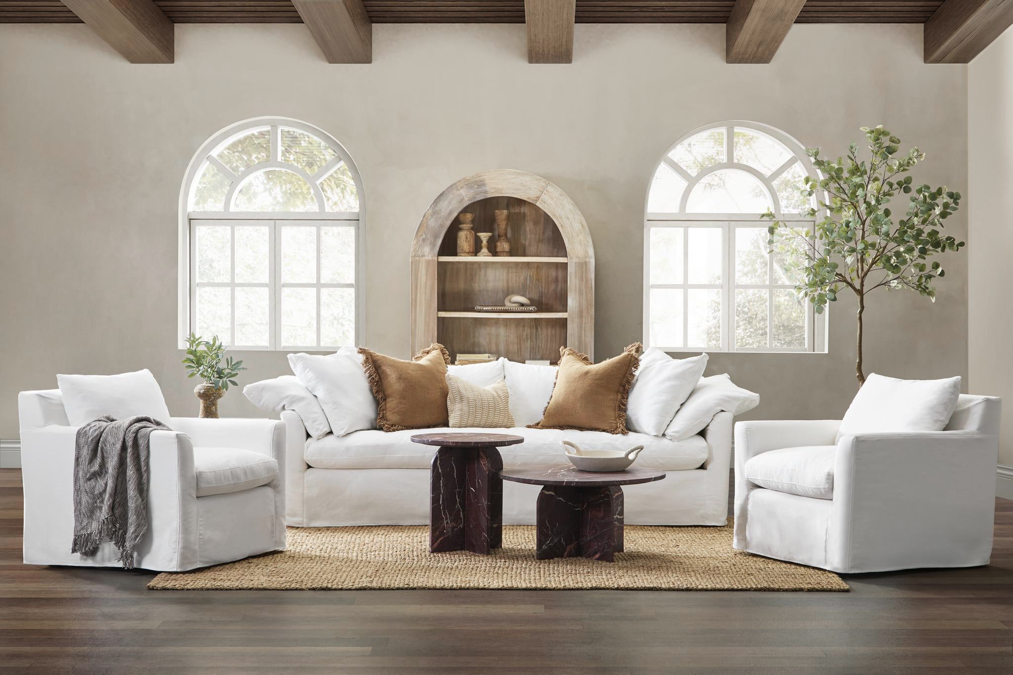 Alta Arch Bookcase - Butterwood Blend