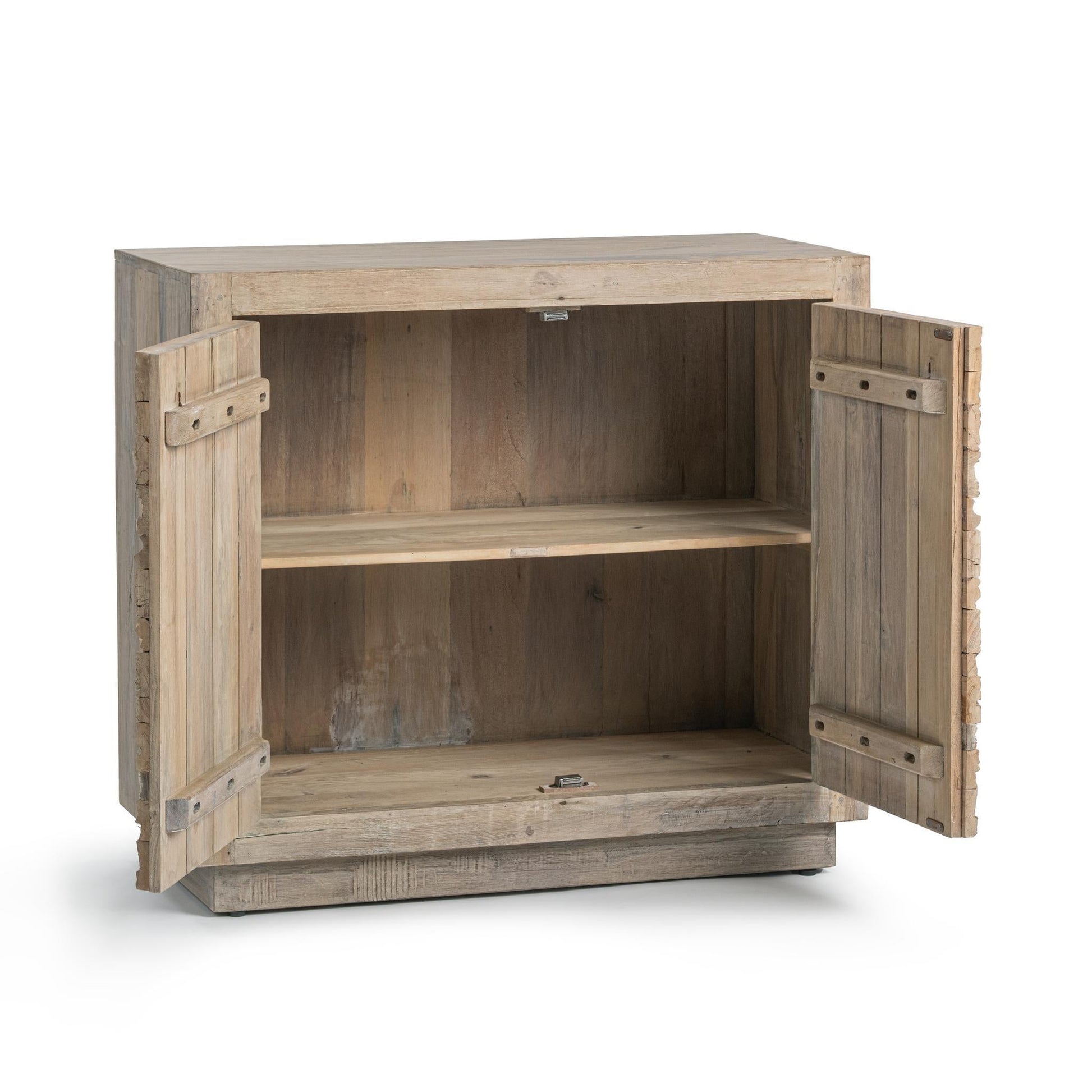 Alta 2 Door Cabinet - Butterwood Blend - Antique White