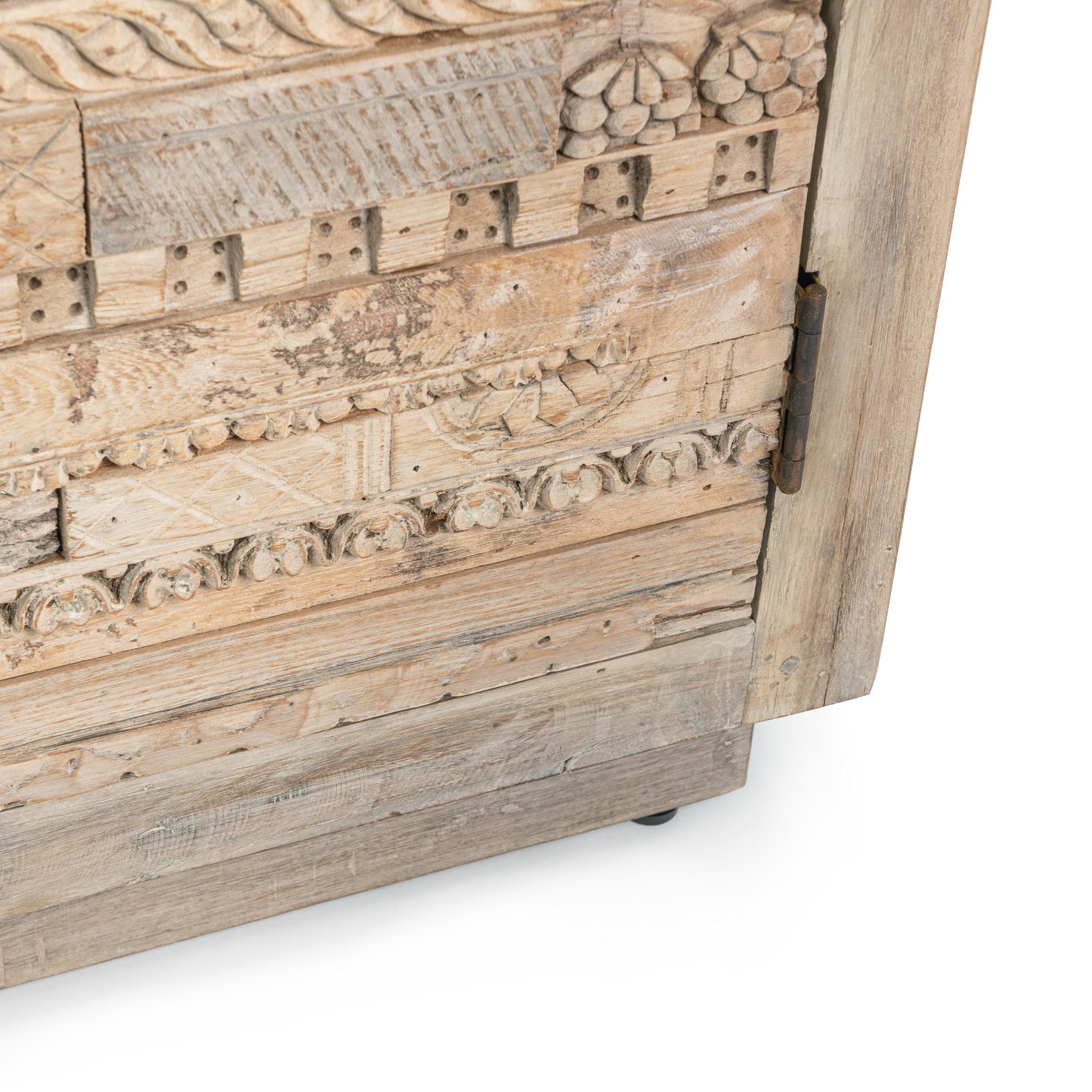 Alta 2 Door Cabinet - Butterwood Blend - Antique White